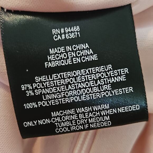 NWT BCBG Paris Short Ruffle Dress Sz XXL in Rose Quartz - Picture 8 of 8